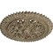 Ekena Millwork York Ceiling Medallion (Fits Canopies up to 3 5/8"), 21 5/8"OD x 2 1/2"P, Gobi Desert Crackle CM21YOGDC - alternate 4